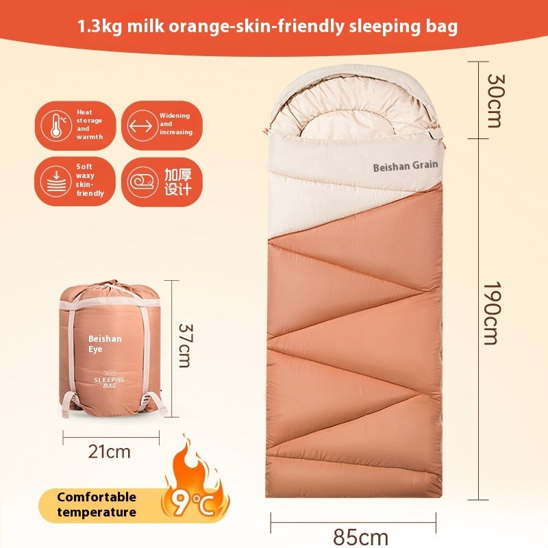 Thickened Cold Protection Warm Sleeping Bag: Your Ultimate Outdoor Companion