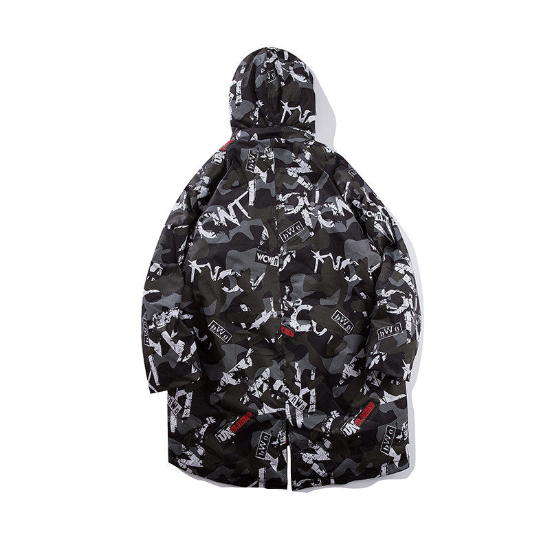 Discover the Versatile Camouflage Printed Long Cotton Jacket