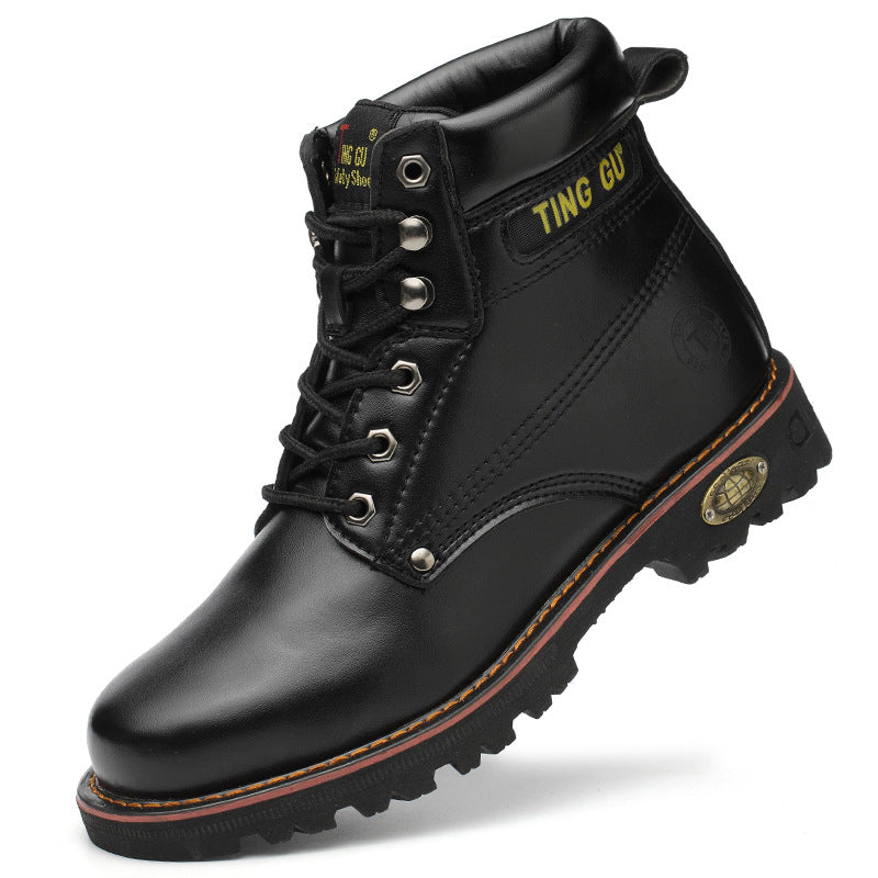 High-cut Work Boots Yellow Tendon Bottom