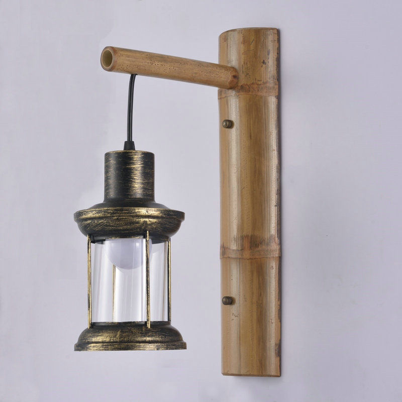 Retro Horse Lantern Wall Lamp Tea House