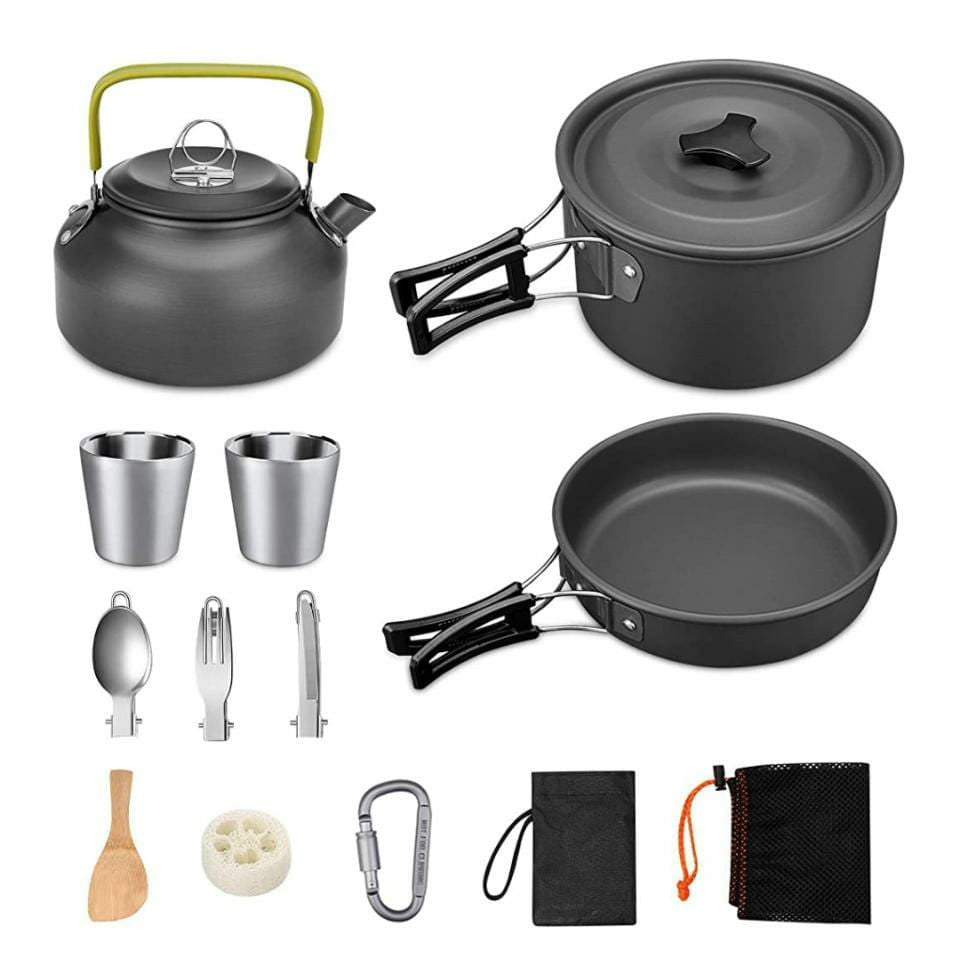 Camping Teapot Set Pot Stove Set