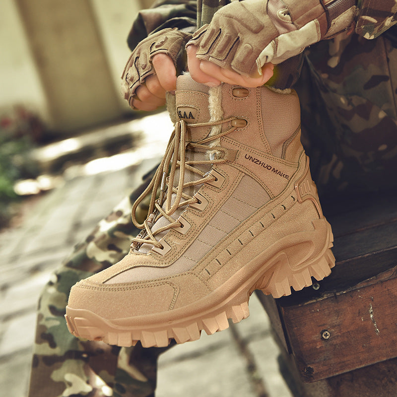 Fleece-lined Warm Snow Boots Men