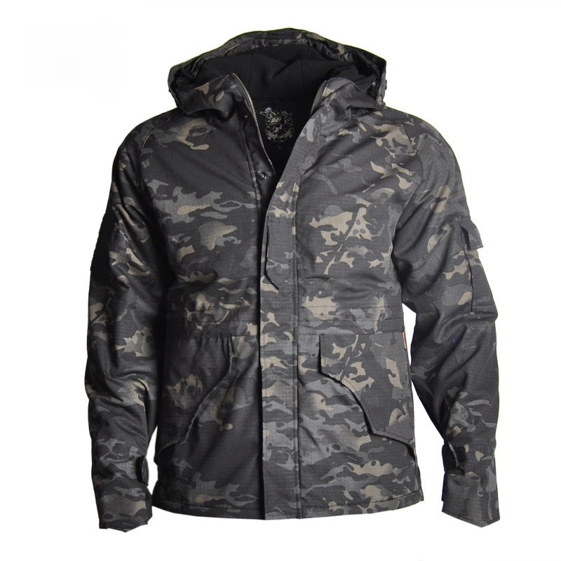 Outdoor Camouflage Men's Tactical Fleece Jacket