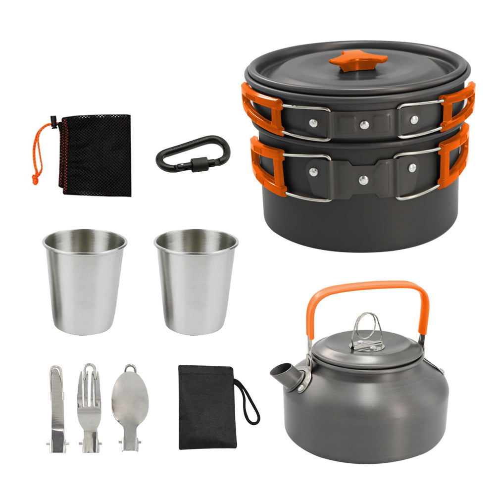 Camping Teapot Set Pot Stove Set