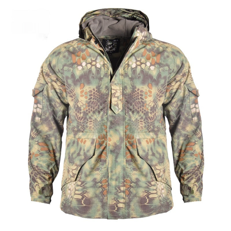 Outdoor Camouflage Men's Tactical Fleece Jacket