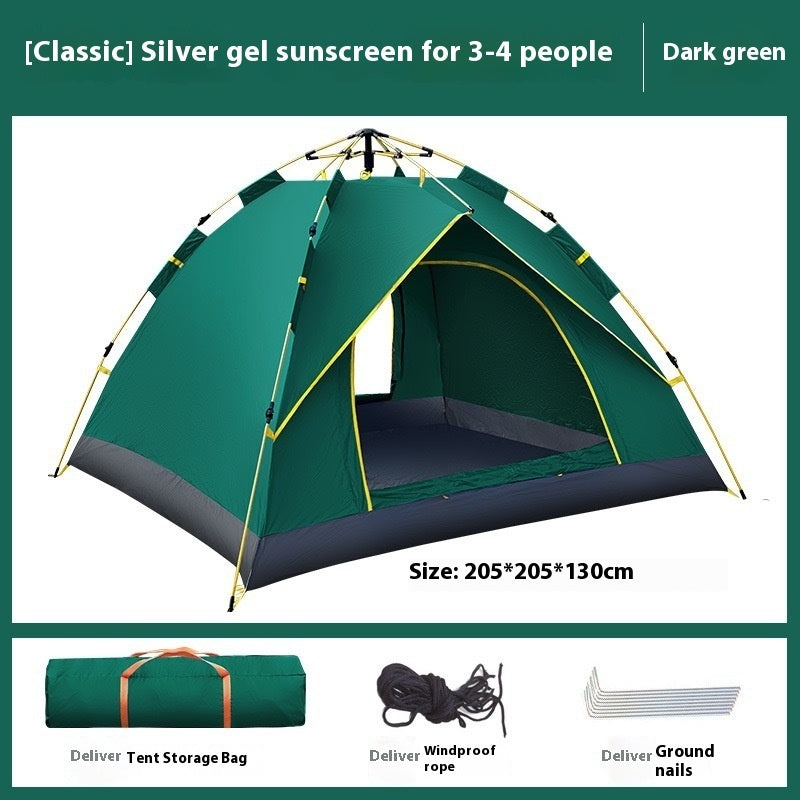 Double Automatic Outdoor Camping Tent