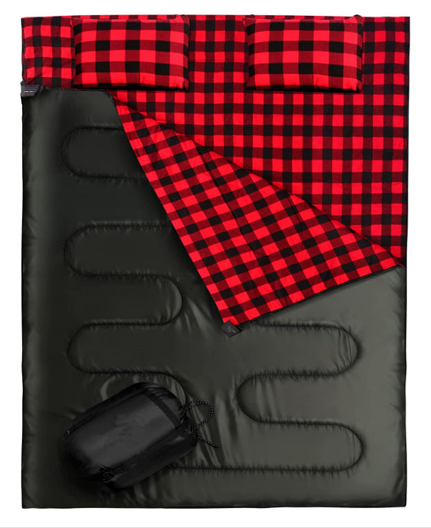 Outdoor Camping Camping Flannel Sleeping Bag