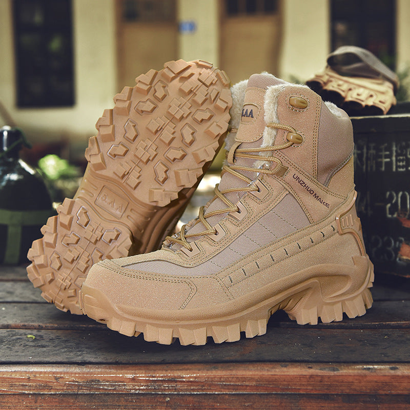 Fleece-lined Warm Snow Boots Men