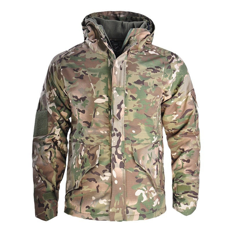 Outdoor Camouflage Men's Tactical Fleece Jacket