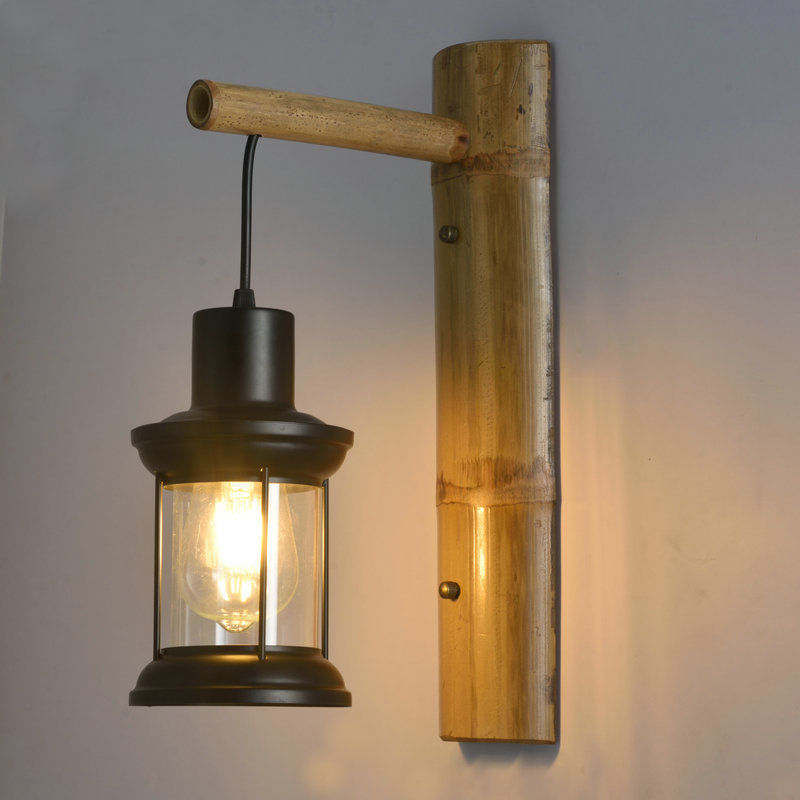 Retro Horse Lantern Wall Lamp Tea House