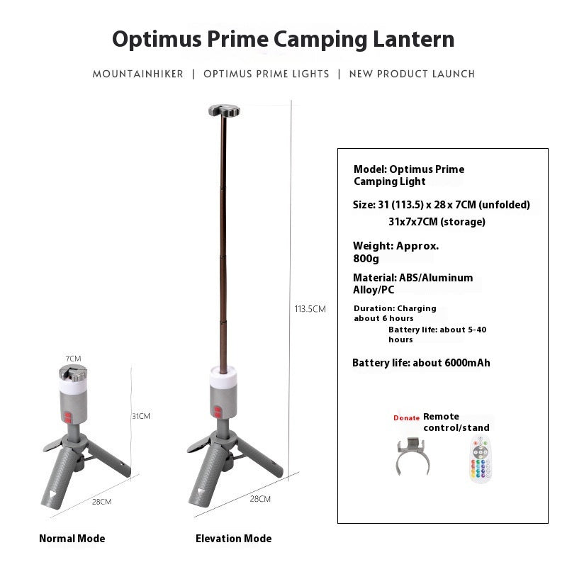Portable Camping Lantern Outdoor Aluminum