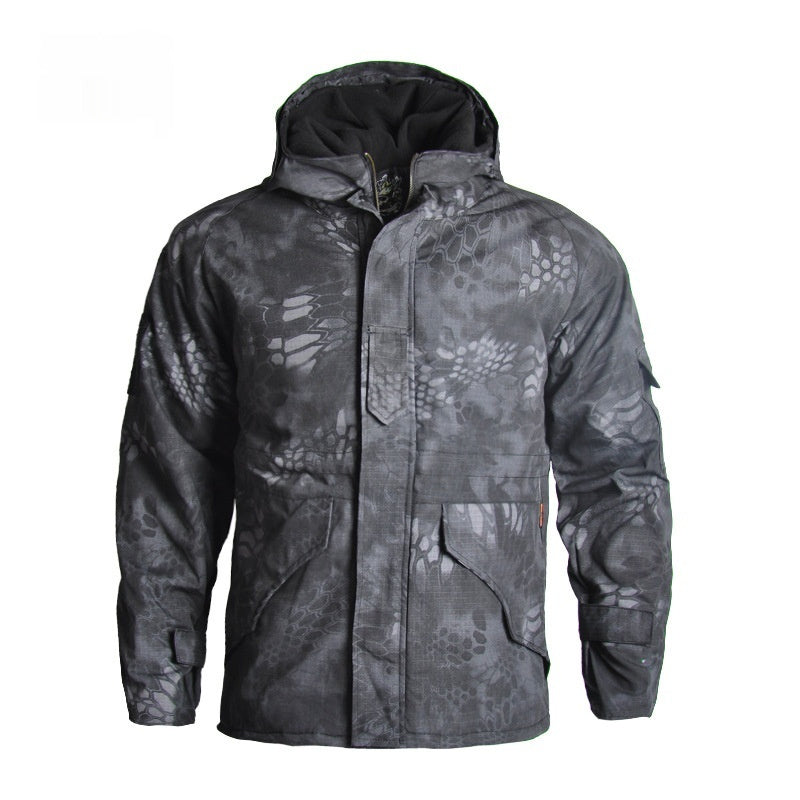 Outdoor Camouflage Men's Tactical Fleece Jacket