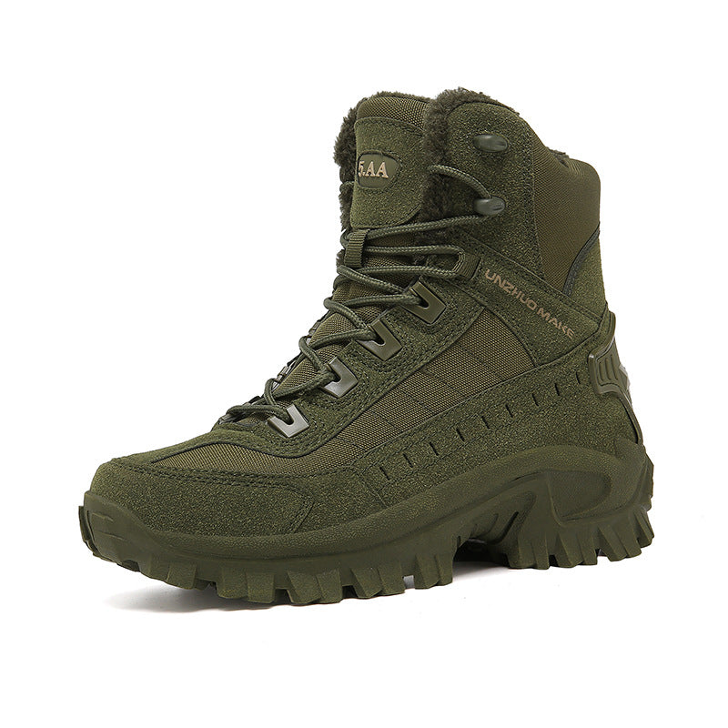 Fleece-lined Warm Snow Boots Men