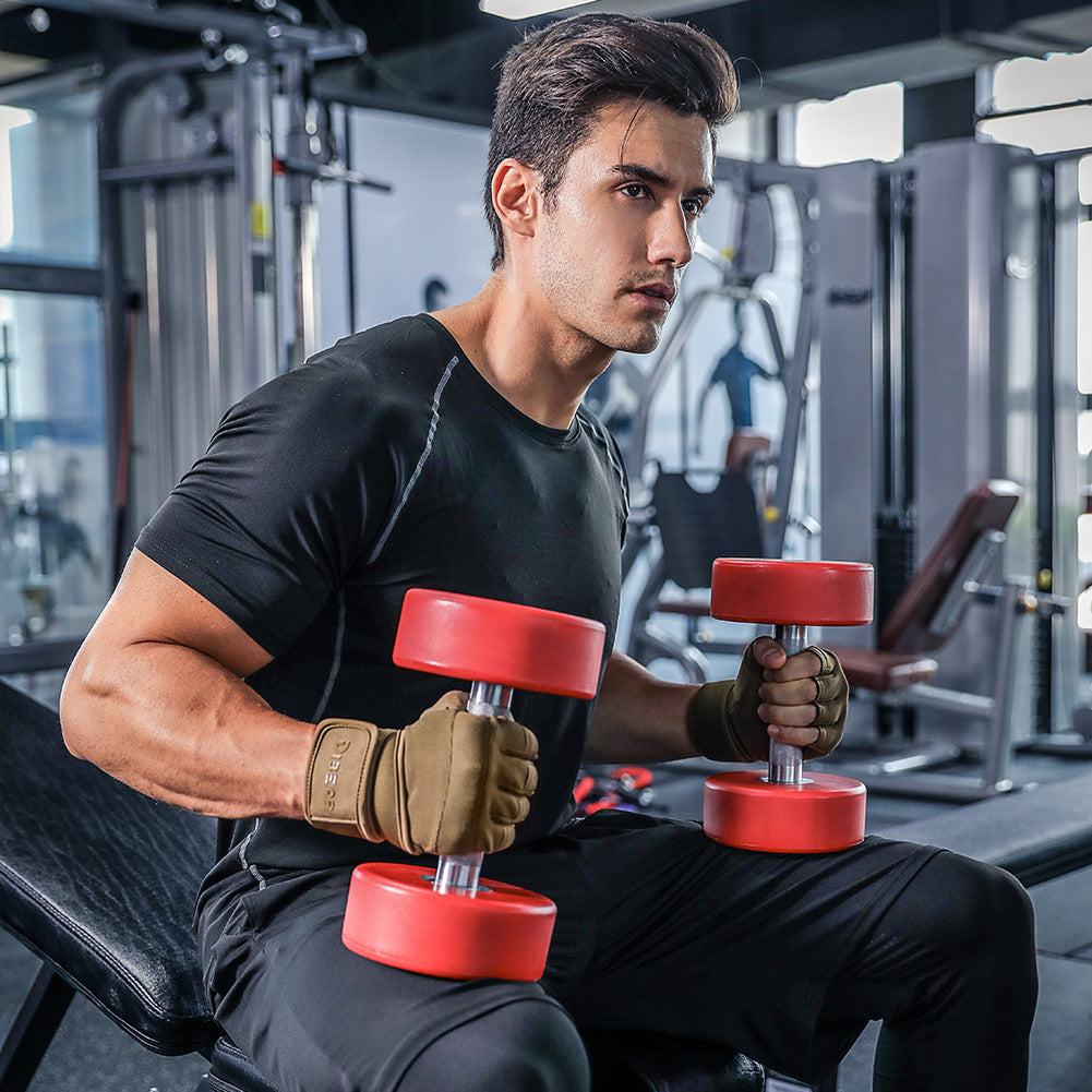 Half Finger Universal Dumbbell Training Gloves