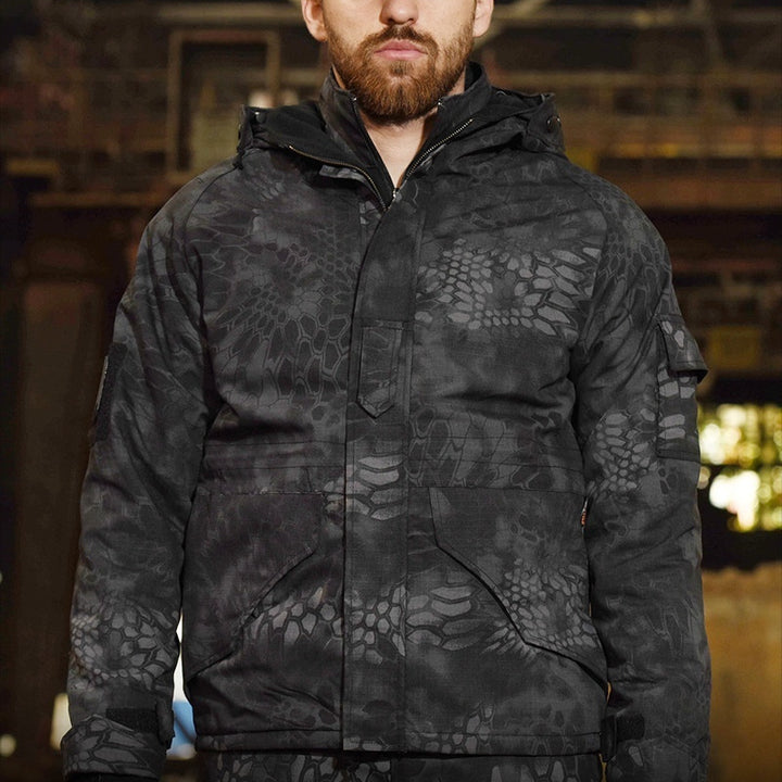 Outdoor Camouflage Men's Tactical Fleece Jacket